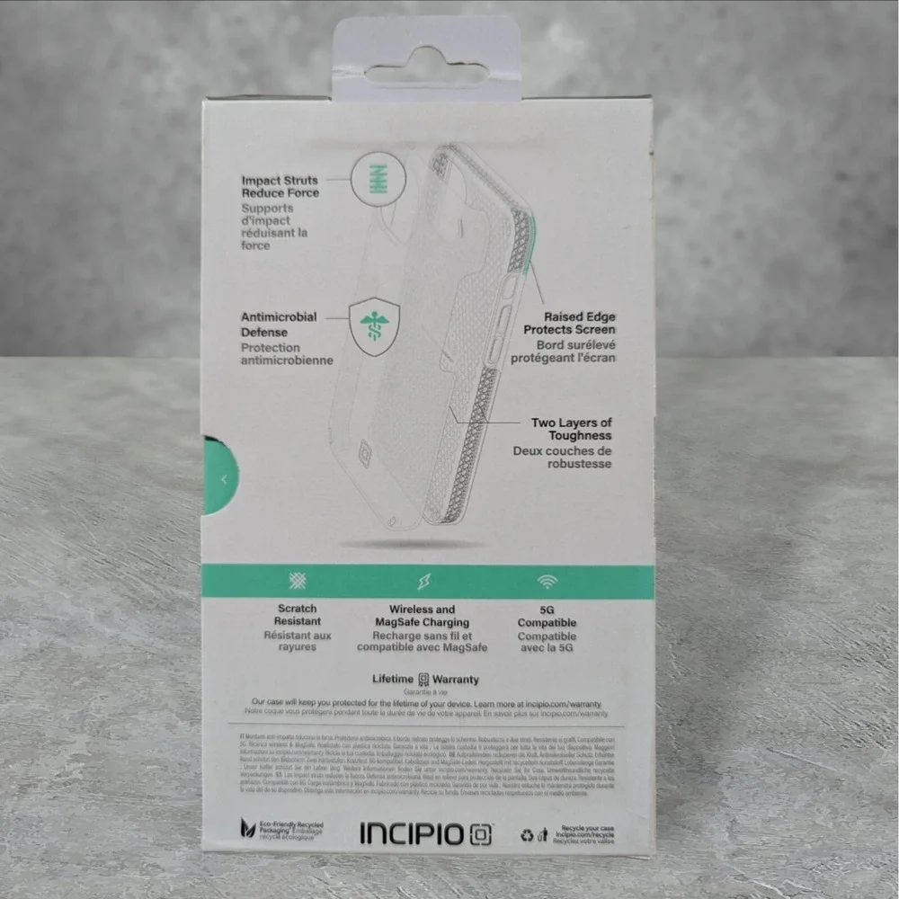 T4. Incipio Duo Series Case For Apple iPhone 13 Pro Max (Also 12 Pro Max) - Blue